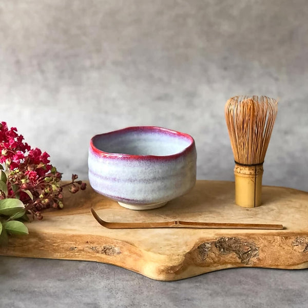 Mino Ware Matcha Set — Sakura
