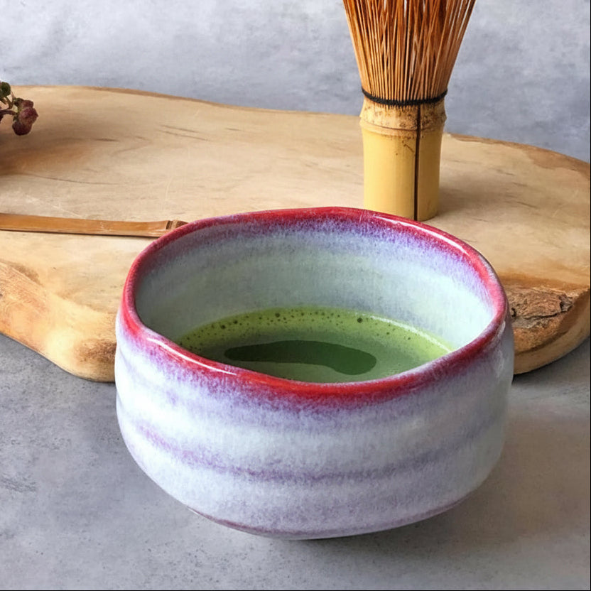 Mino Ware Matcha Set — Sakura